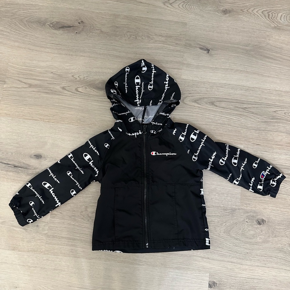Champion Black Hooded Jacket